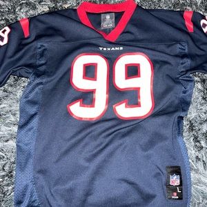 Houston Texans youth large JJ Watt Jersey and Texans Mug lot